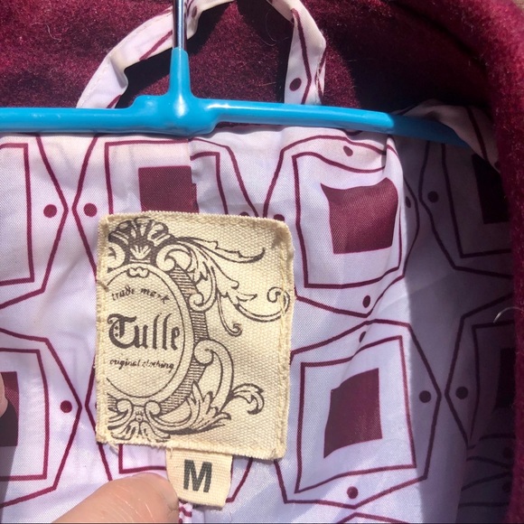 Wool blend tailored pea coat - Picture 5 of 5